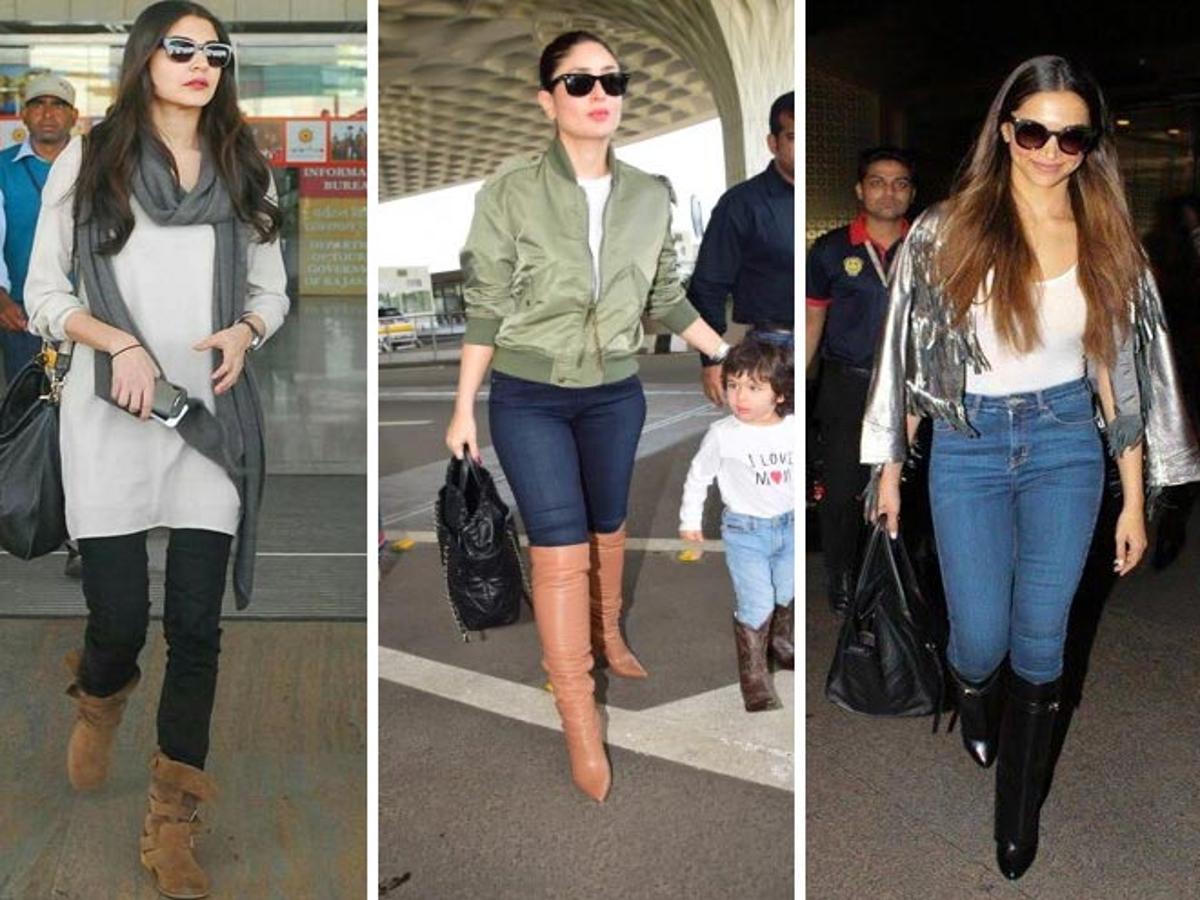 From Kareena Kapoor To Deepika Padukone: Get Inspired By These Celebs Looks To Pair Boots For Women In Glamourous Way This Winter Season